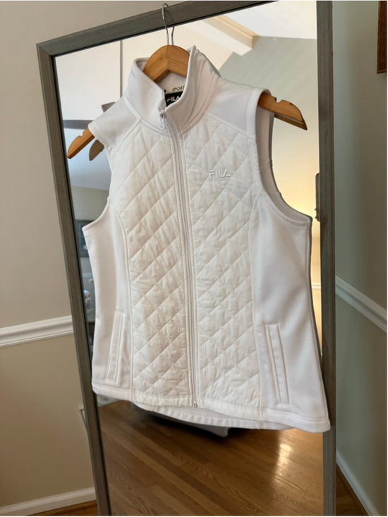 Fila Jackets & Blazers - Women's Fila Sport Quilted Vest White Size S